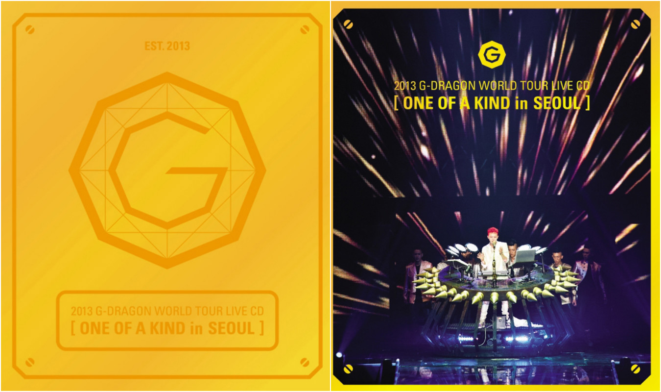 Big Bang's G-Dragon 2013 World Tour Live CD “One Of A Kind in